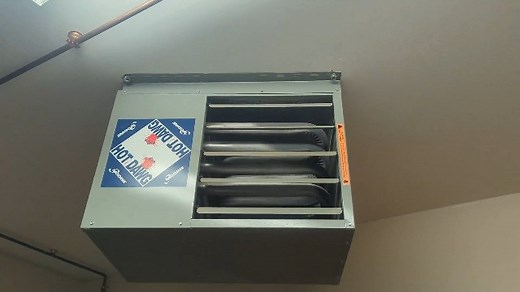 Watch MODINE Natural Gas Hot Dawg 45,000 BTU  Garage Heater REVIEW on Amazon Live