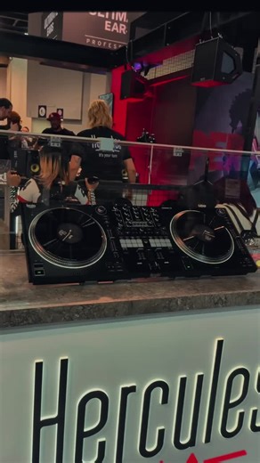 Taking a closer look at the Hercules DJControl T10 at the NAMM Show 🎧 Compact, intuitive, and packed with features for learning and performing, this controller is built to make mixing accessible while still delivering real DJ control. • • • #HerculesDJ #DJControlT10 #NAMMShow #DJGear #DJLife