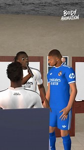 Vinicius asking for new style for his face and hair 😂. #Vinicius | Body Animation
