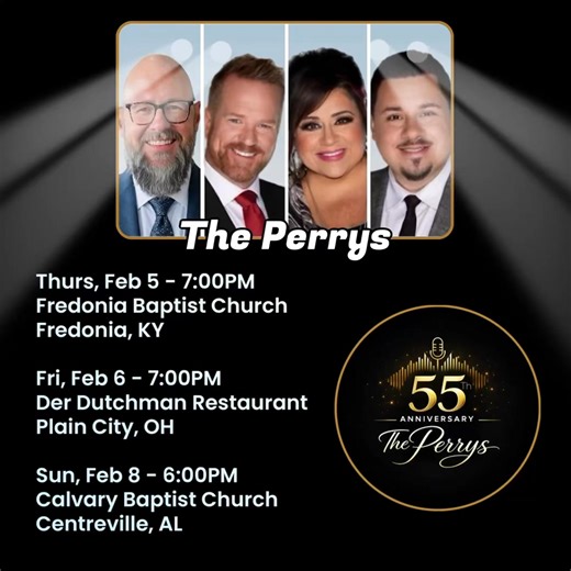 This week! The Perrys are coming to Kentucky, Ohio and Alabama! | The Perrys