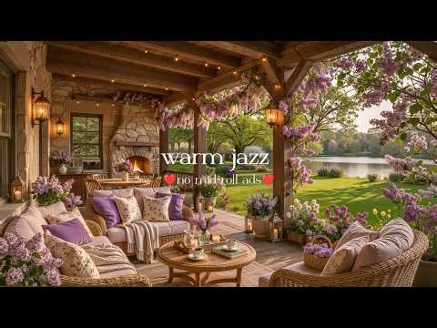 (NO MID-ROLL ADS) 🌷 Soft Spring Jazz (NO MID-ROLL ADS) – Peaceful Café Vibes for Work & Deep Focus