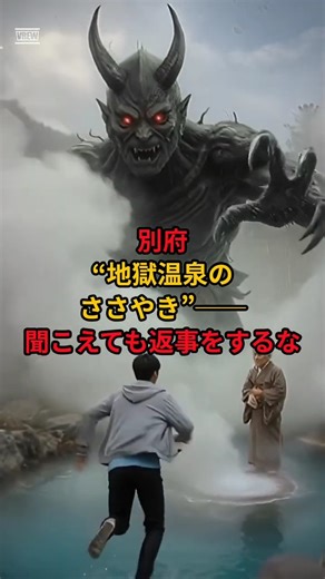 別府“地獄温泉のささやき”──聞こえても返事をするな #Shorts #別府地獄 #霊域