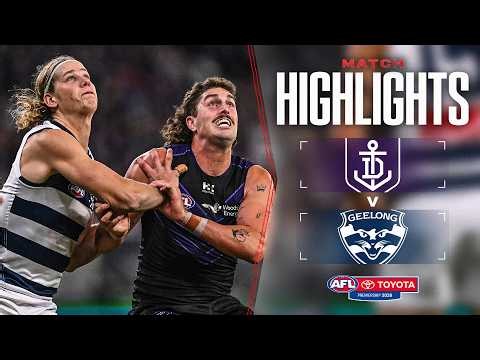 Fremantle v Geelong Cats Highlights | Round 15, 2026 | AFL