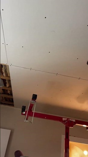 Install ceiling drywall
