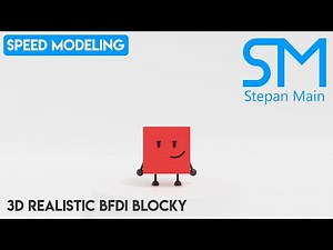 Speed Modeling - 3D Realistic BFDI Blocky in Blender