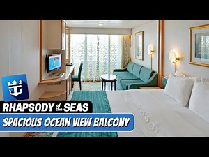 Rhapsody of the Seas | Spacious Ocean View Balcony | Full Walkthrough Tour & Review | 4K | 2024