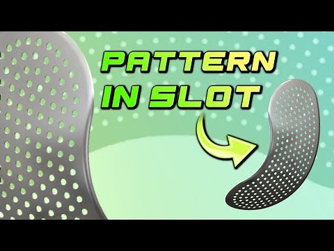 How to make the PERFECT Pattern in Arc Slot with SolidWorks