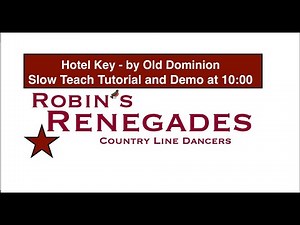 Hotel Key - By Old Dominion Country Line Dance Tutorial and Demo with steps called