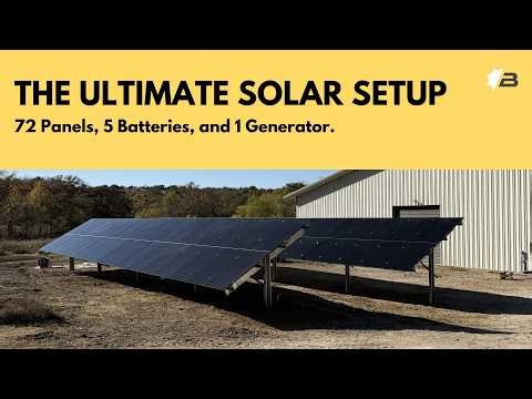 Inside a 32kW Solar + 80kWh Battery MICROGRID!