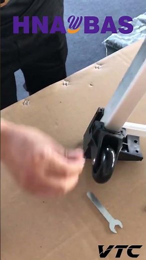 Telescopic Ladder Wheels Installation