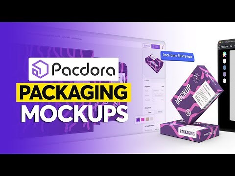 How to Create 3D Packaging, Label Designs and Dielines using Pacdora