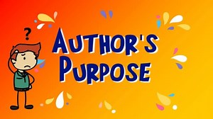 Powerpoint Lesson Slides for Teaching Author’s Purpose |