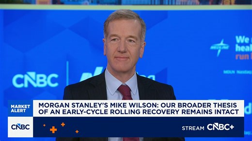 Morgan Stanley's Mike Wilson: The S&P 500 could 'catch down' to complete the market correction