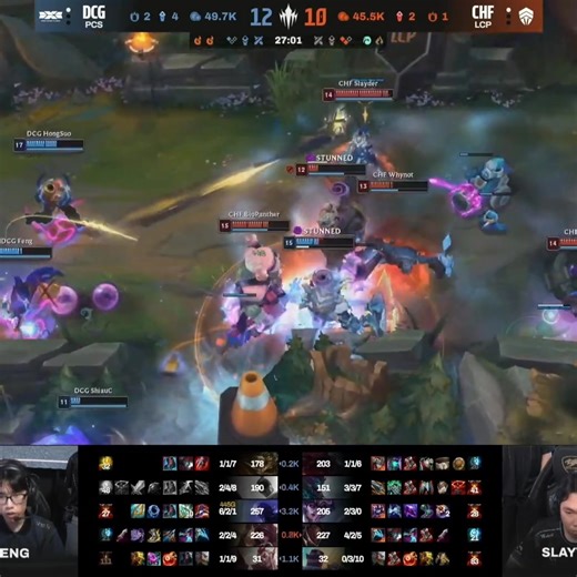 The definition of LCP brawls right here. | League of Legends Championship Pacific
