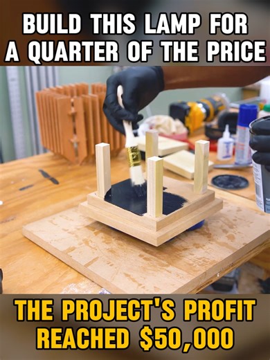 Build this lamp for a quarter of the price - The project's profit reached $50,000 // Part 2 #woodworker #beginnerwoodworking #diyproject #diyprojects #woodworkforall #lamp #2x2 #2x4 #2x6 #2x8 #2x10 #2x12x12 #diy #woodworking #wooddesign #wood #woodtok #viral
