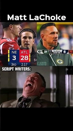 Matt LaChoke! #script #nfl #nflmemes #meme #memes #packers #falcons #bears #patriots #mattlafleur