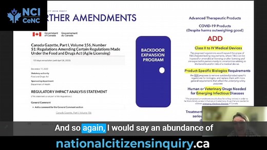 2.2K views · 73 reactions | "I think that that's very concerning because when it comes to gene therapy or biologics, just slight changes in the actual compound can turn on or off different pathways in your body and code for different proteins or sequences." Deanna McLeod – Mar 30, 2023 – Toronto, Ontario | National Citizens Inquiry | Facebook