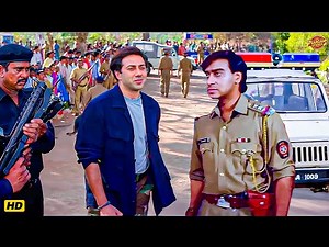 अजय देवगन और सनी देओल की धमाकेदार एक्शन सीन्स प्रीति ज़िंटा, तब्बू | Ajay Devgan Vs Sunny Deol Fights