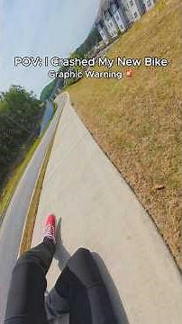 My first time riding and this happened - crash #carcrash #motorcycle #bikerboy #biketok #bikelife