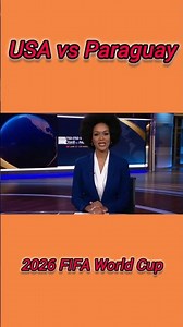 USA vs Paraguay | World Cup 2026 Match Date #USA #Paraguay #WorldCup2026