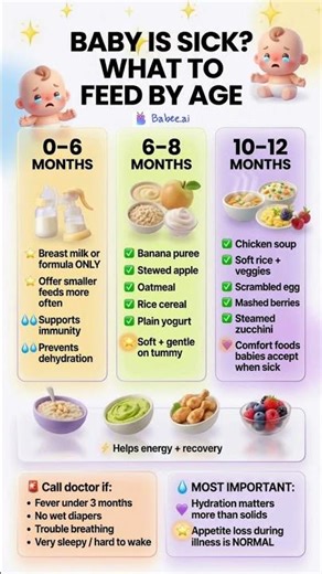 What to Feed a Sick Baby