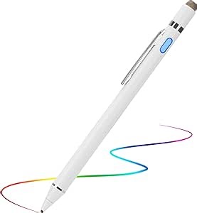 Active Stylus Digital Pen with Ultra Fine Tip Stylus for iPad iPhone Samsung Tablets, Compatible with Apple Pen,Stylus Pen for iPad Pro, White