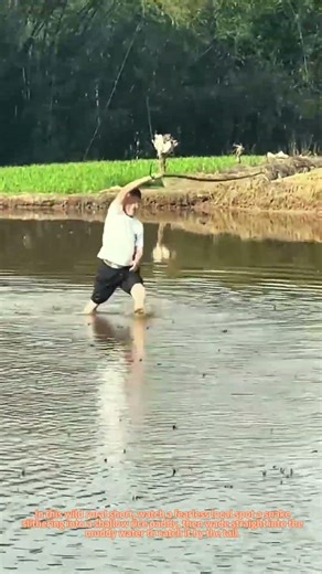 Crazy Rice Field Snake Catch: Spinning the Snake to Escape the Water!
