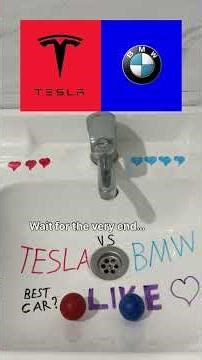 Tesla vs BMW 🤩! - Will Tesla beat the BMW? 🤔 #automobile #car #tesla #bmw #usa #shorts