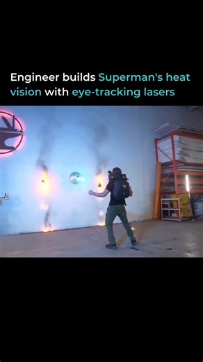 Code Intellectus on Instagram: "Hacksmith Industries built real heat vision. Two shoulder-mounted lasers fire wherever you look. AdHawk eye-tracking glasses calibrated to track gaze. Custom Python software connects eye position to laser aim. Combined power: 5 watts. Superman’s heat vision required CGI. This version requires engineering and code. Fiction becomes reality when you know how to use the right tools. ➕ Comment ‘BONUS’ to get your free AI Cheat Sheet + 300 copy-paste prompts so you neve