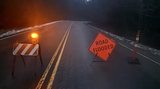 Heavy rain and melting snow melt wash out roads, force bridge closures in Haida Gwaii, B.C.