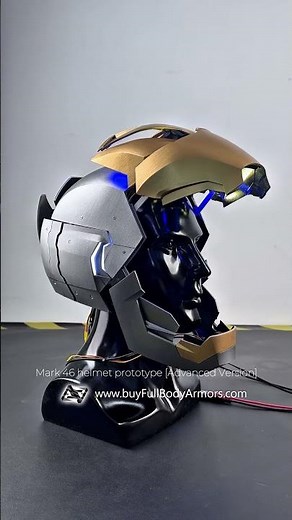 Featuring the new Iron Man Mark 46 motorized helmet built by our cutting-edge technology.