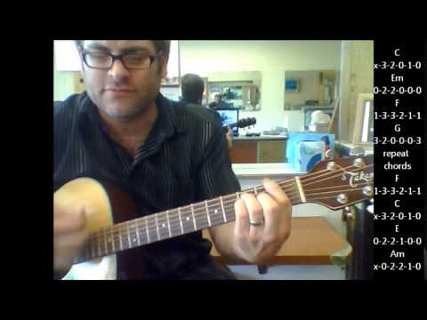 How to play "Angel Eyes" by The Jeff Healey Band on acoustic guitar