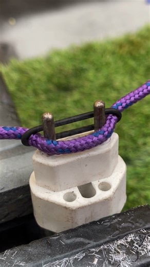 The simple trick to fit a rubber ring on a plug adapter #HomeHack #PlugFix #ElectricalTip