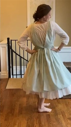 Making an Apron from Thrifted Fabric