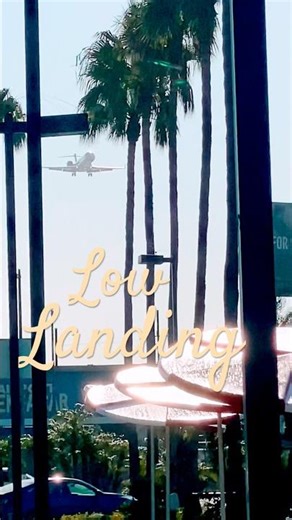 Lowest Landing You’ll See at LAX 👀✈️ #Travel #Reels