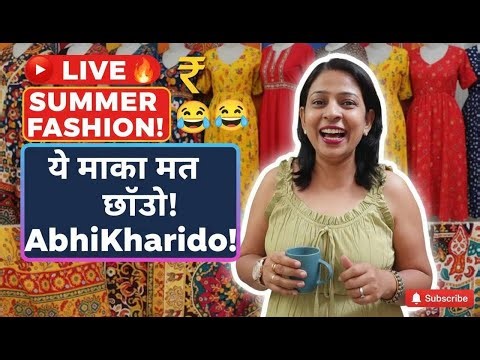 🔴 LIVE 🔥 Summer Collection Is Here | Dresses, Tops & More 😍