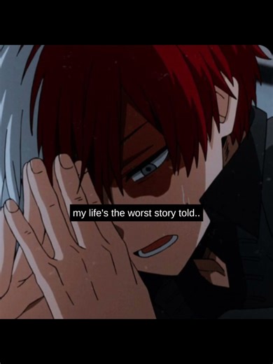 depressed shoto. #depressed #sad #mha