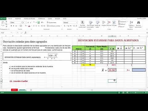 Standard Deviation for Grouped Data | Interval Grouped Data