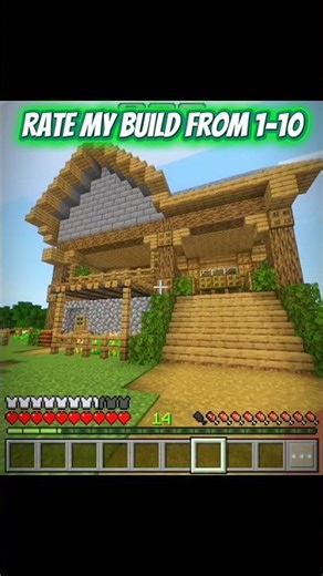 Minecraft Survival Starter House Build Tutorial | Simple Yet Beautiful Base Design #minecraftshorts