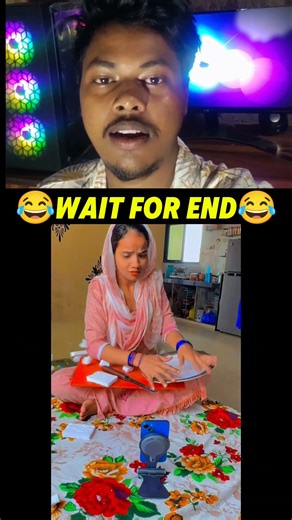 Wait For End 😂 #shorts #reaction #viral #shortsvideo #funny #sujoyreaction