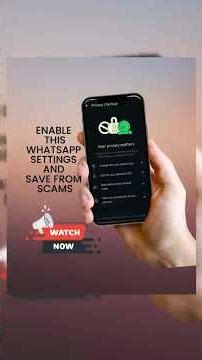 Turn ON These WhatsApp Settings to Avoid Scams! | By Sam Uncle Telugu.