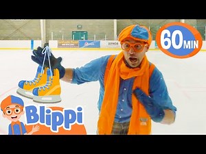 Blippi Goes Ice Skating! ⛸️ | 1 HOUR Holiday Special | Blippi Educational Videos for Kids