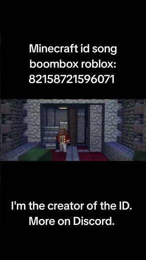 Minecraft id song boombox roblox #boombox #roblox #роблокс #song #music #minecraft