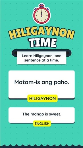 Learn Hiligaynon, one sentence at a time.