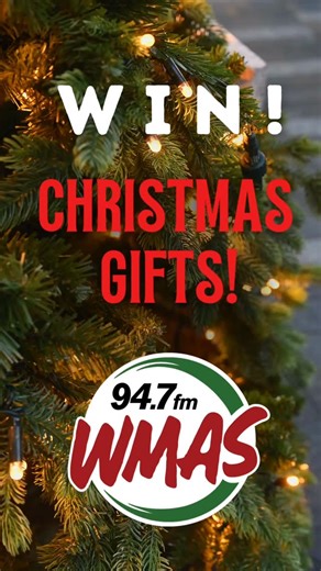 Next gift under the 94 Foot Christmas Tree happens at 9am with the Kelogg Krew. All the info at 947wmas.com 🎁 #christmasgifts #christmastree #kellogg #kelloggkrew | 94.7 WMAS - Springfield, MA
