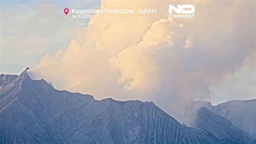 Sakurajima volcano erupts in Japan, sending ash high over Kagoshima