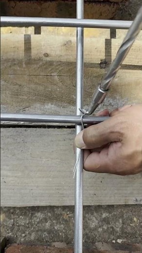 Rebar Tying Practice: Wire Tying Skills for More Efficient Construction!