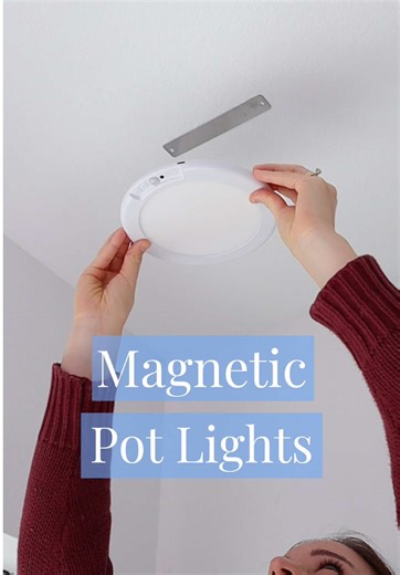 Magnetic wireless pot lights 💡🙌 You can find this under ✨Home✨ on my website. #amazon #lights