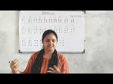 Braille System - Introduction to Braille and Writing alphabets in Braille with tricks.