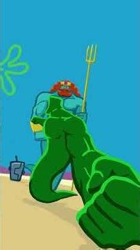 Neptune Vs Buffman Part 46-48 (Full Fight) #bulkinibottom #drawing #animation